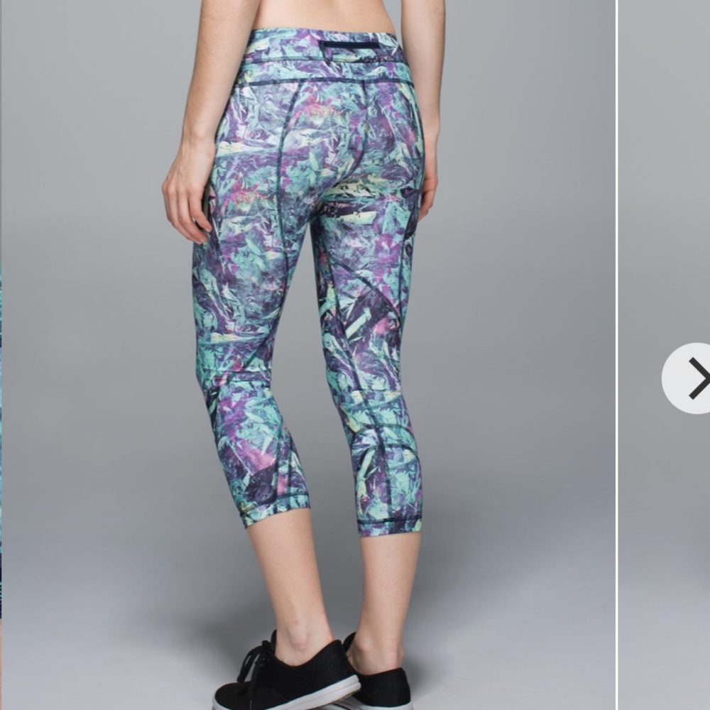 NWOT: Lululemon Inspire Crop II Iridescent Multi 4